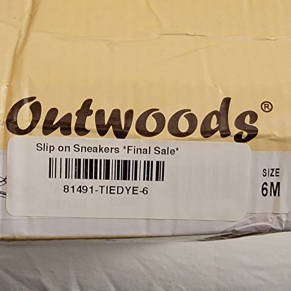 NIB Outwoods tie dye slip on sneakers size 6 - Picture 7 of 7